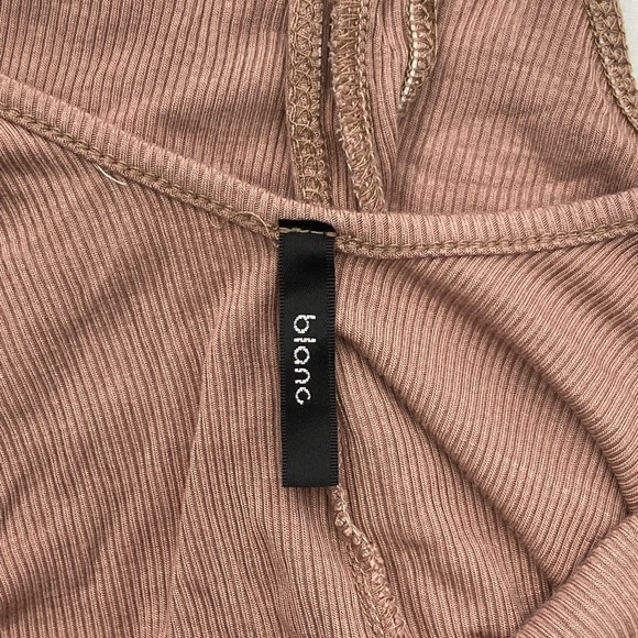 Blanc Nude Lace-up Bodysuit - Size M - Picture 2 of 3